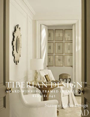 Framed Intaglios Project No. 12 SUZANNE KASLER DESIGN (Architectural Digest)
