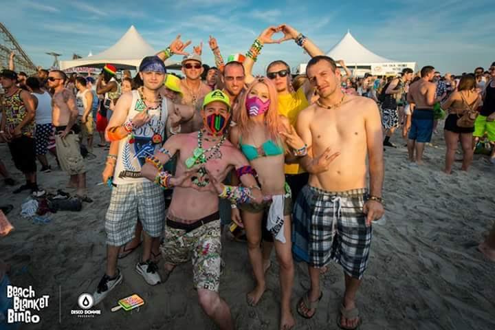 The HoH team at Beach Blanket Bingo in Wildwood, NJ