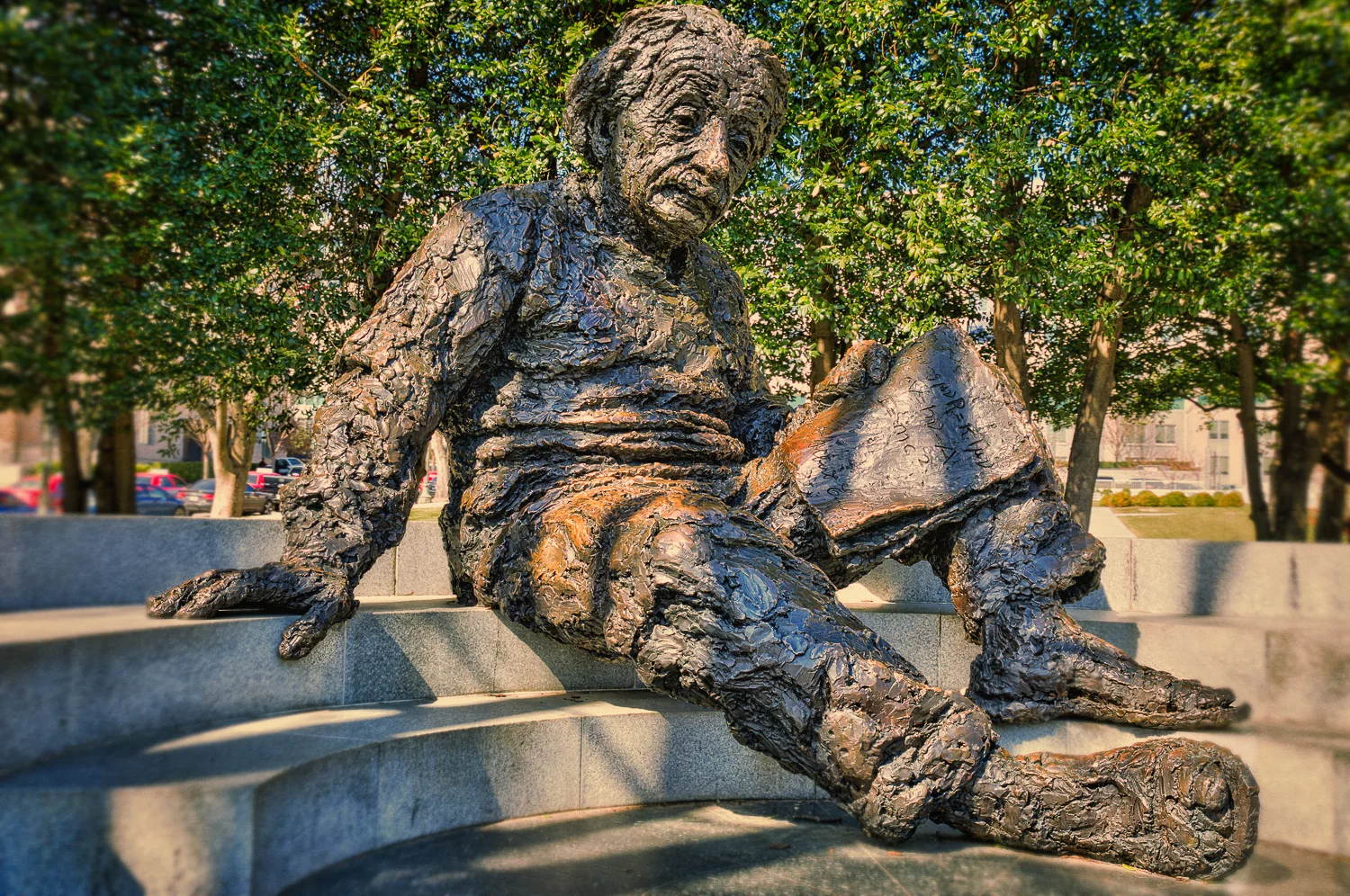 Albert Einstein in the later afternoon.