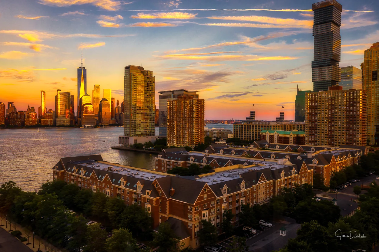 Sunset photo from Jersey City.
