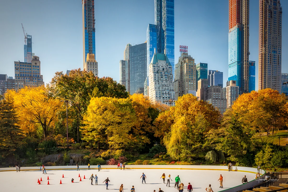 Now this is ice skating weather.