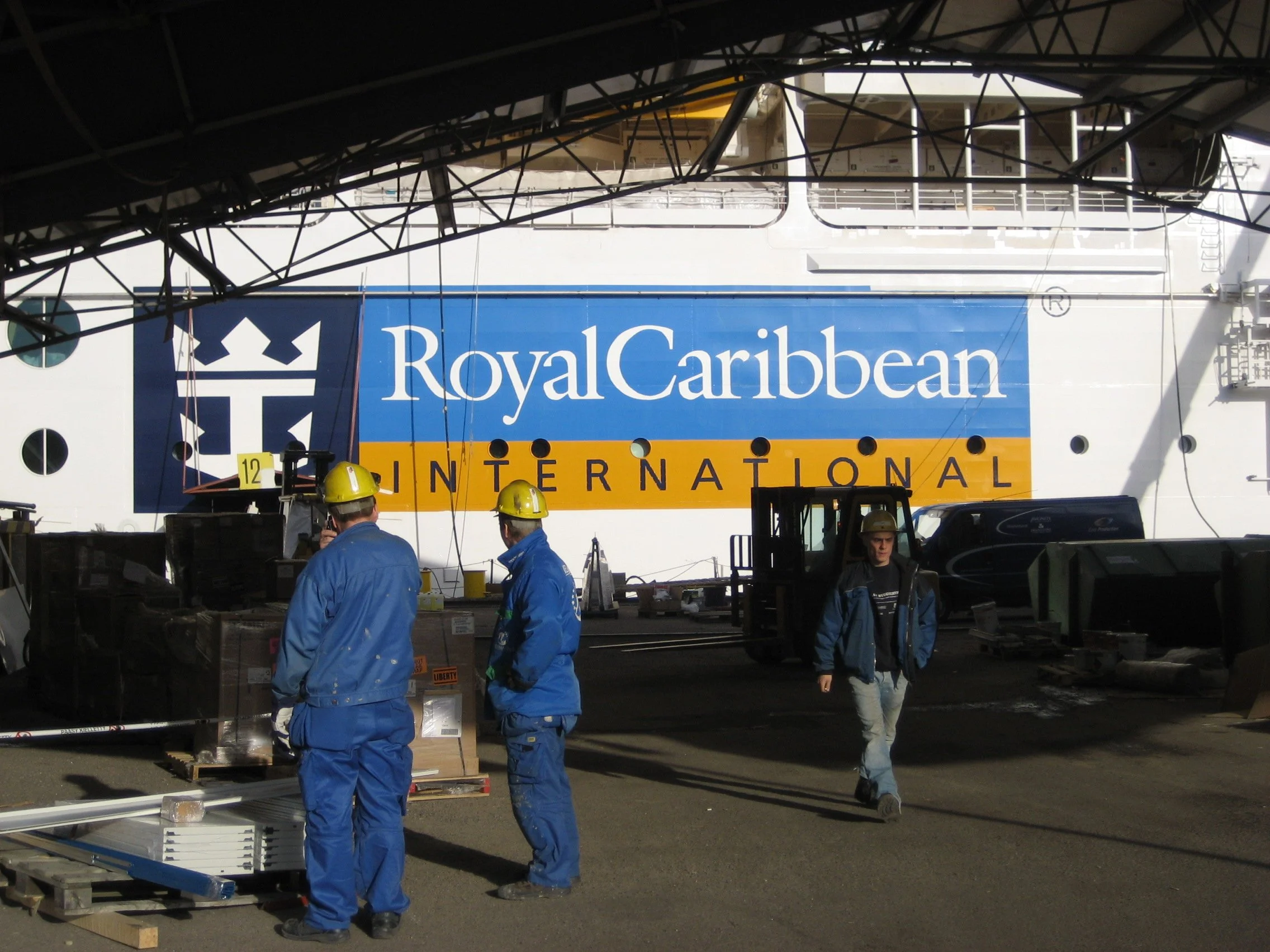  In the Spring of 2008, work was finished on Independence of the Seas, third in a series of Eagle Class ships. They also included Freedom of the Seas and Liberty of the Seas&nbsp;for Royal Caribbean International&nbsp;(RCI).&nbsp; At that&nbsp;time, 