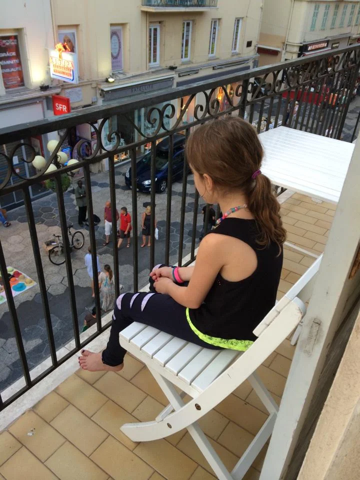 The princess taking in Nice.