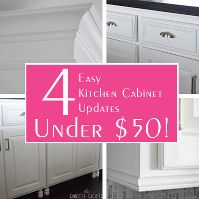 Round-up: 4 Easy Kitchen Cabinet Updates Under $40
