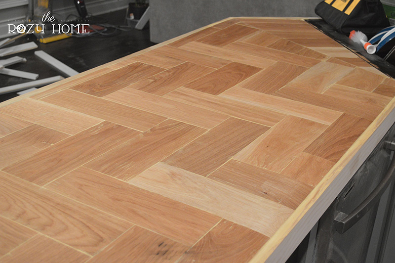Diy Herringbone Wood Countertops The, Can I Make My Own Wood Countertops