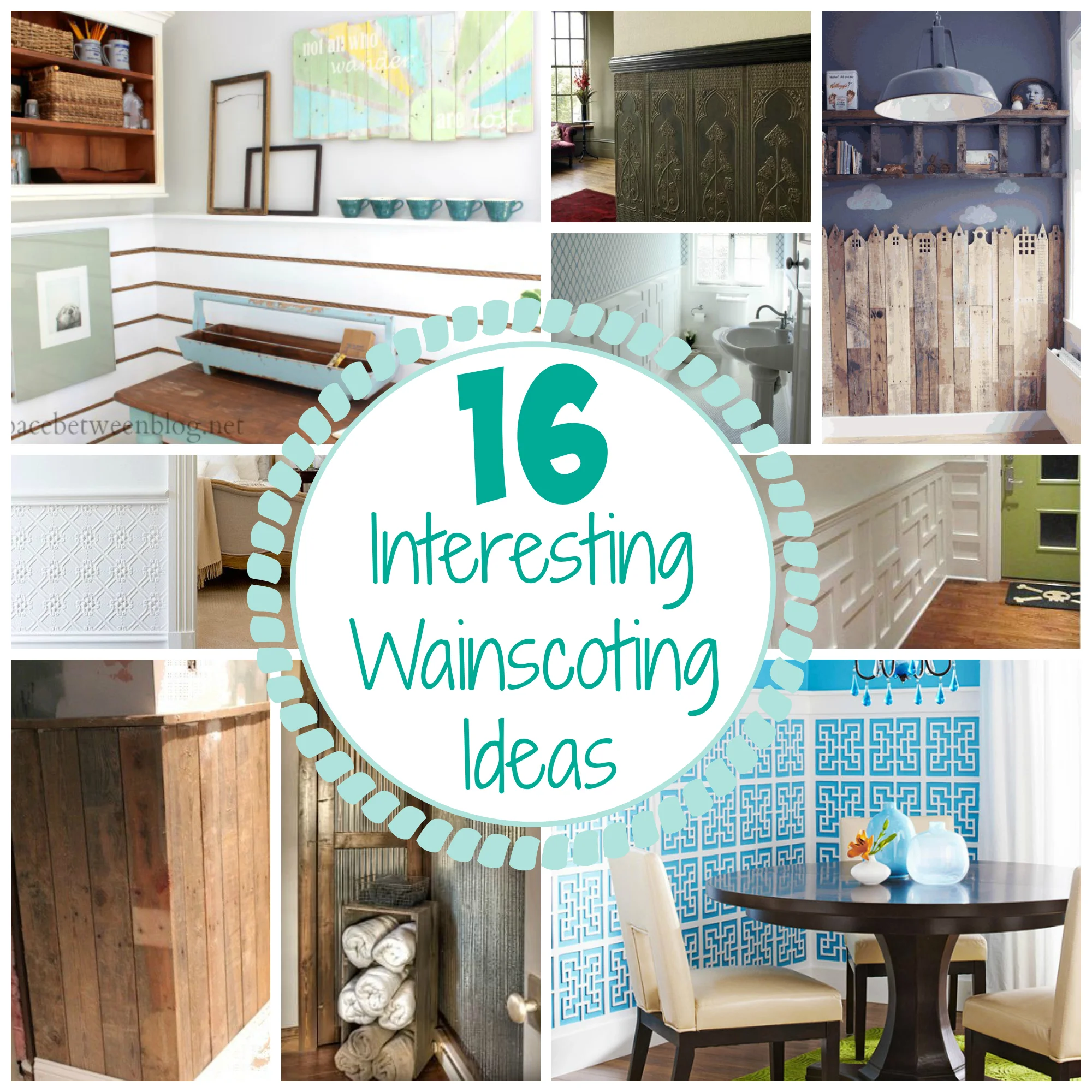 Pinterest Round-Up: Interesting Wainscoting Ideas