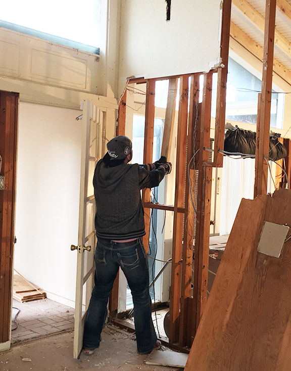 Need to rip out a wall? C