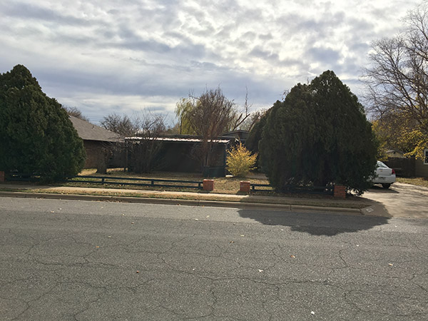 Exterior before