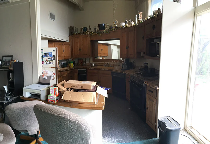 kitchen/dining before