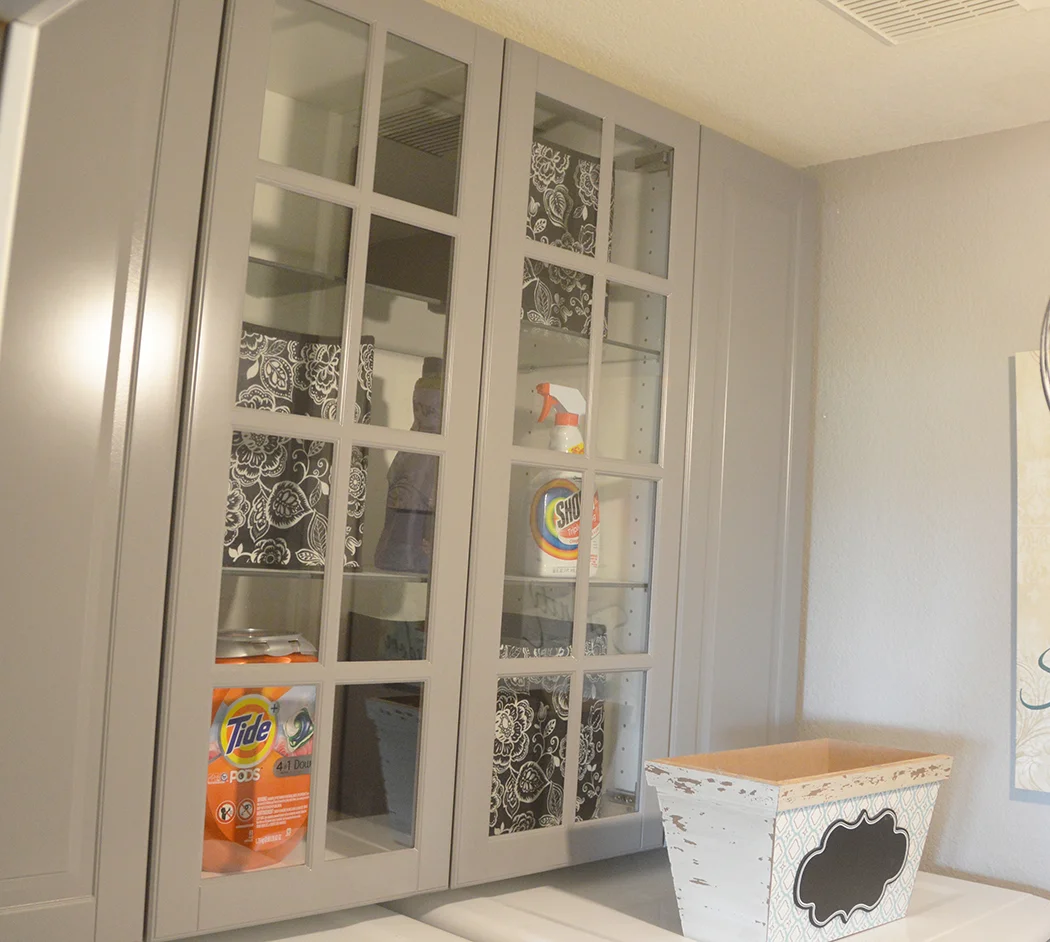 New overhead storage!