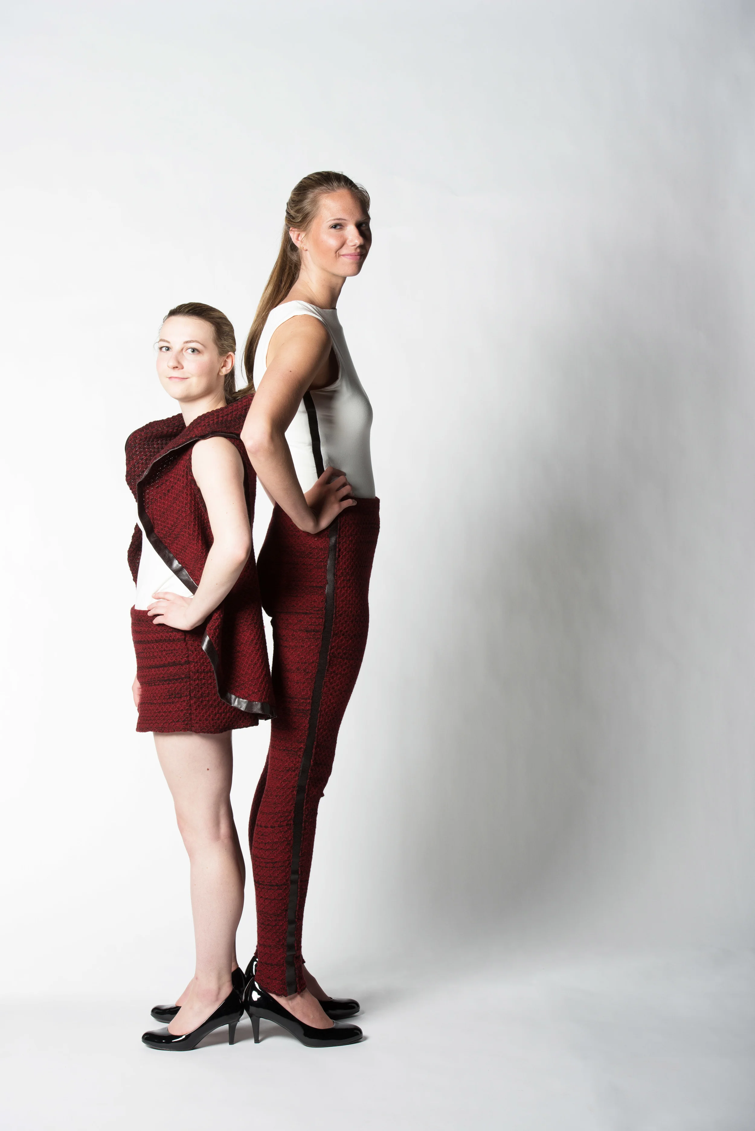 Petite: Faux-Leather Trimmed Knit Cover Up