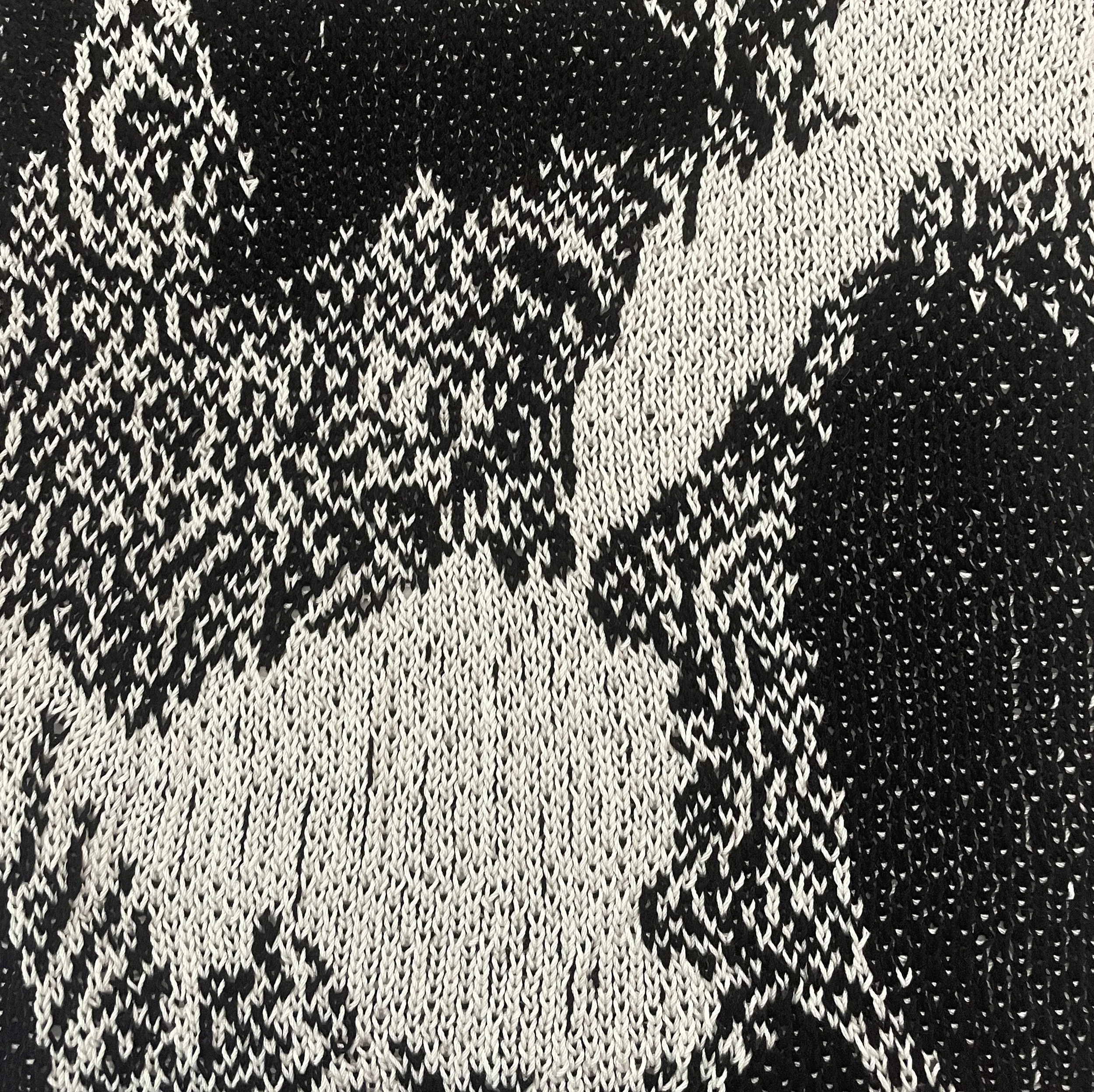  Portrait. June 2025. Cotton Hand Knit Jacquard. 