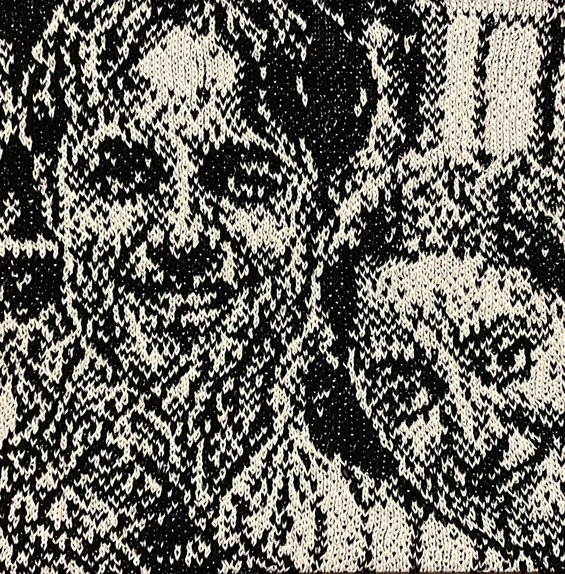  Portrait. January 2026. Cotton Hand Knit Jacquard. 