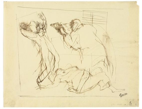Mord - (1912 - 1913) George Grosz