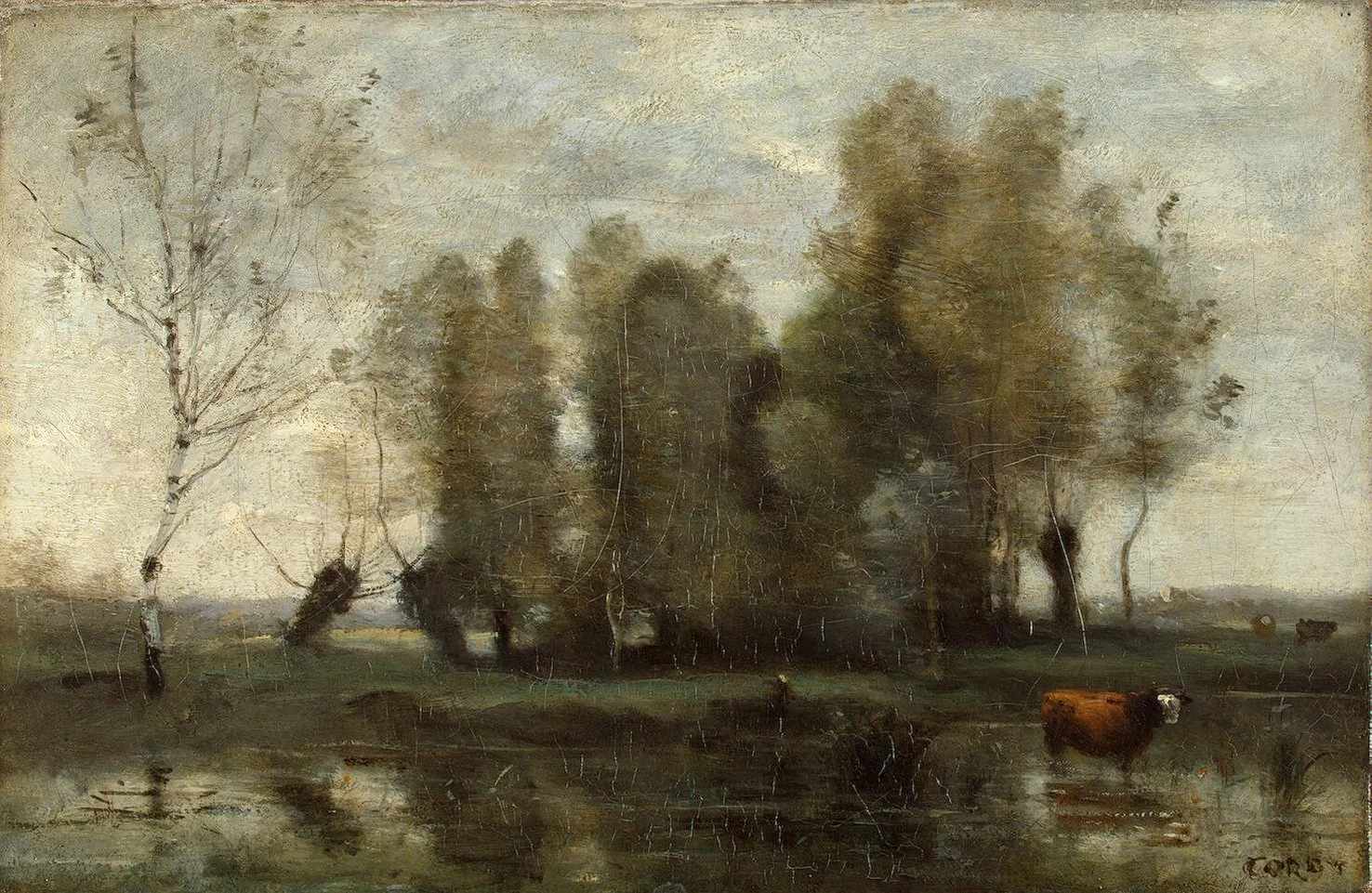 Corot Jean-Baptiste Camille - Trees in a Swamp.jpg