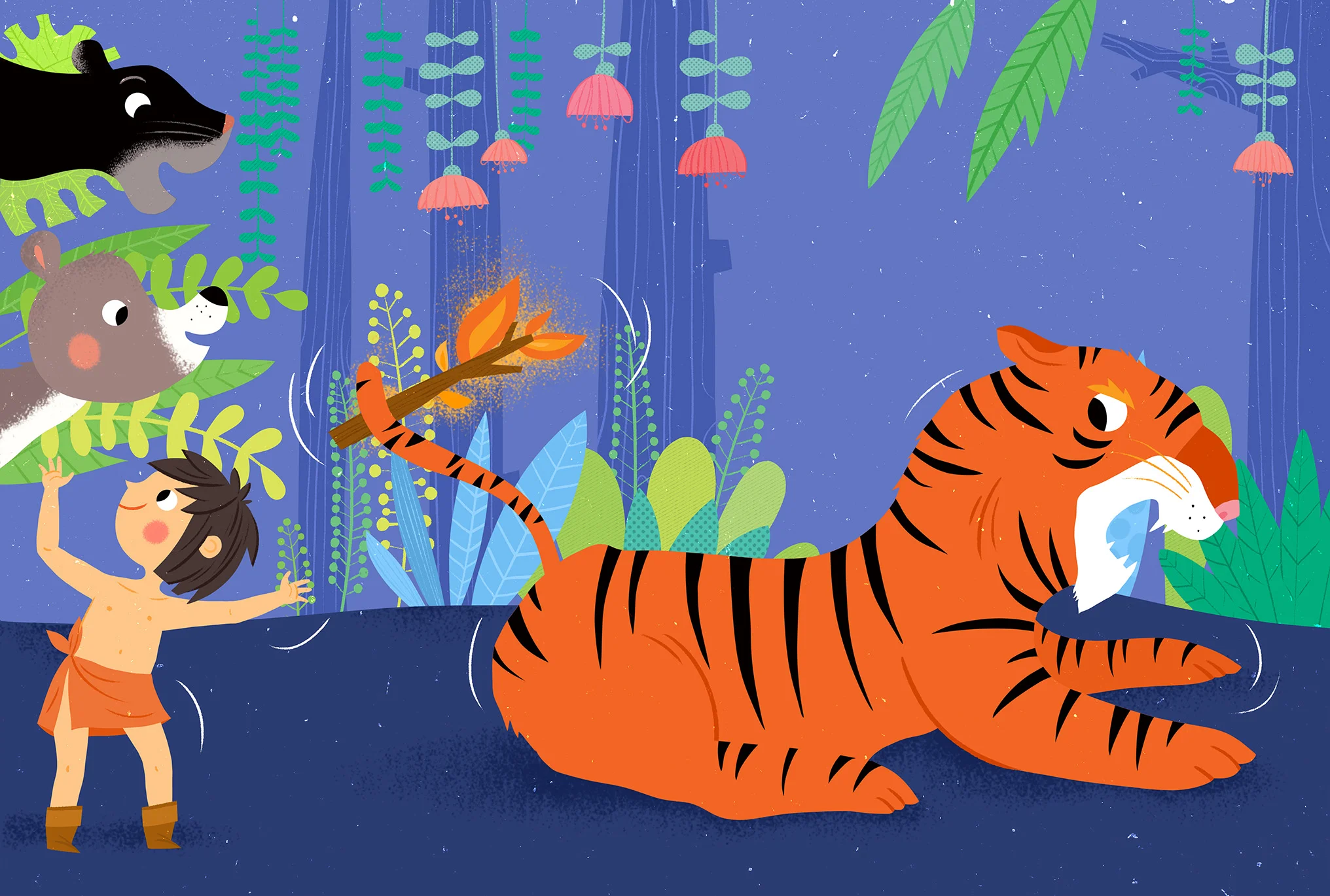 This was fun! I just finished a really exciting project today and that is the Jungle Book - lots of colors, lots of animals, one boy! I will try to post more when I can.