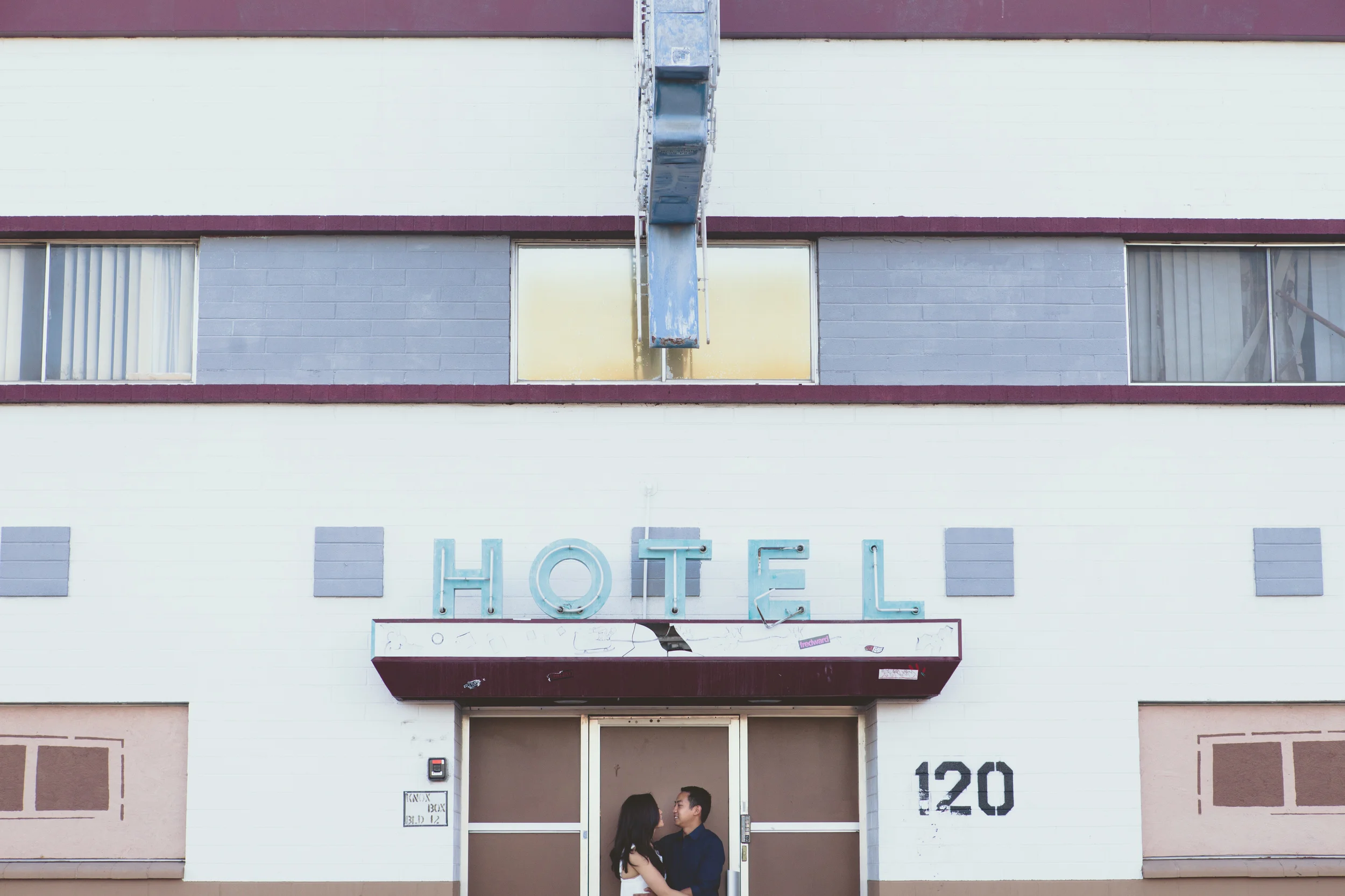Angela + Zhar > Downtown Las Vegas Engagement