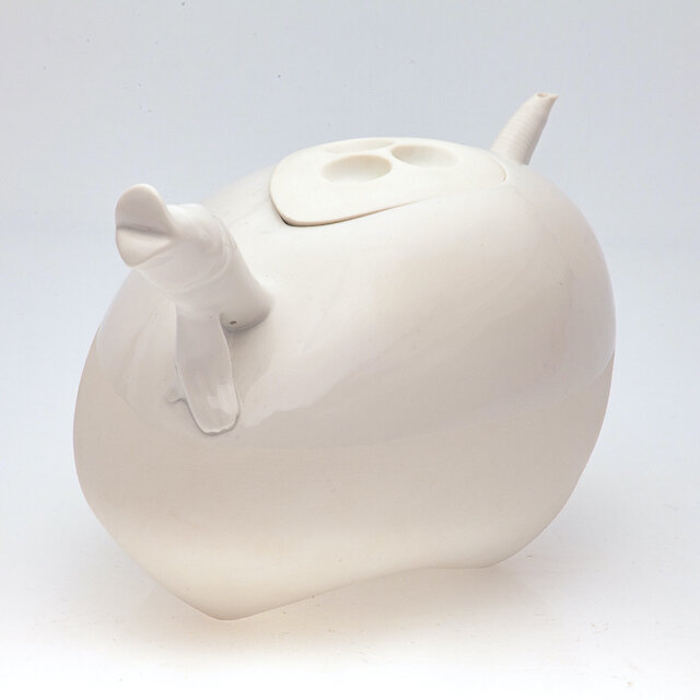 Helen Green Ceramix porcelain teapot