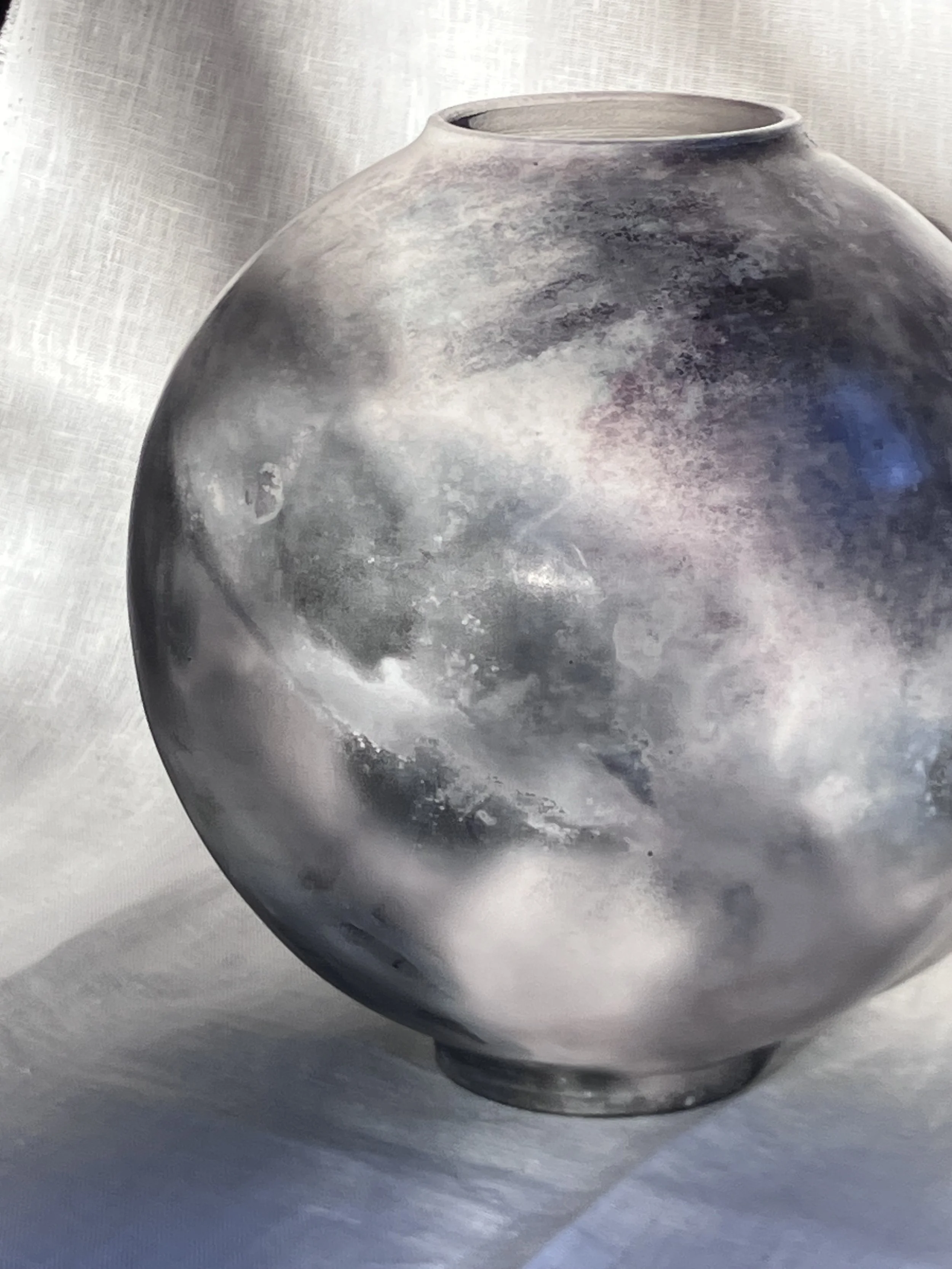 Moon Jar, Helen Green Ceramix