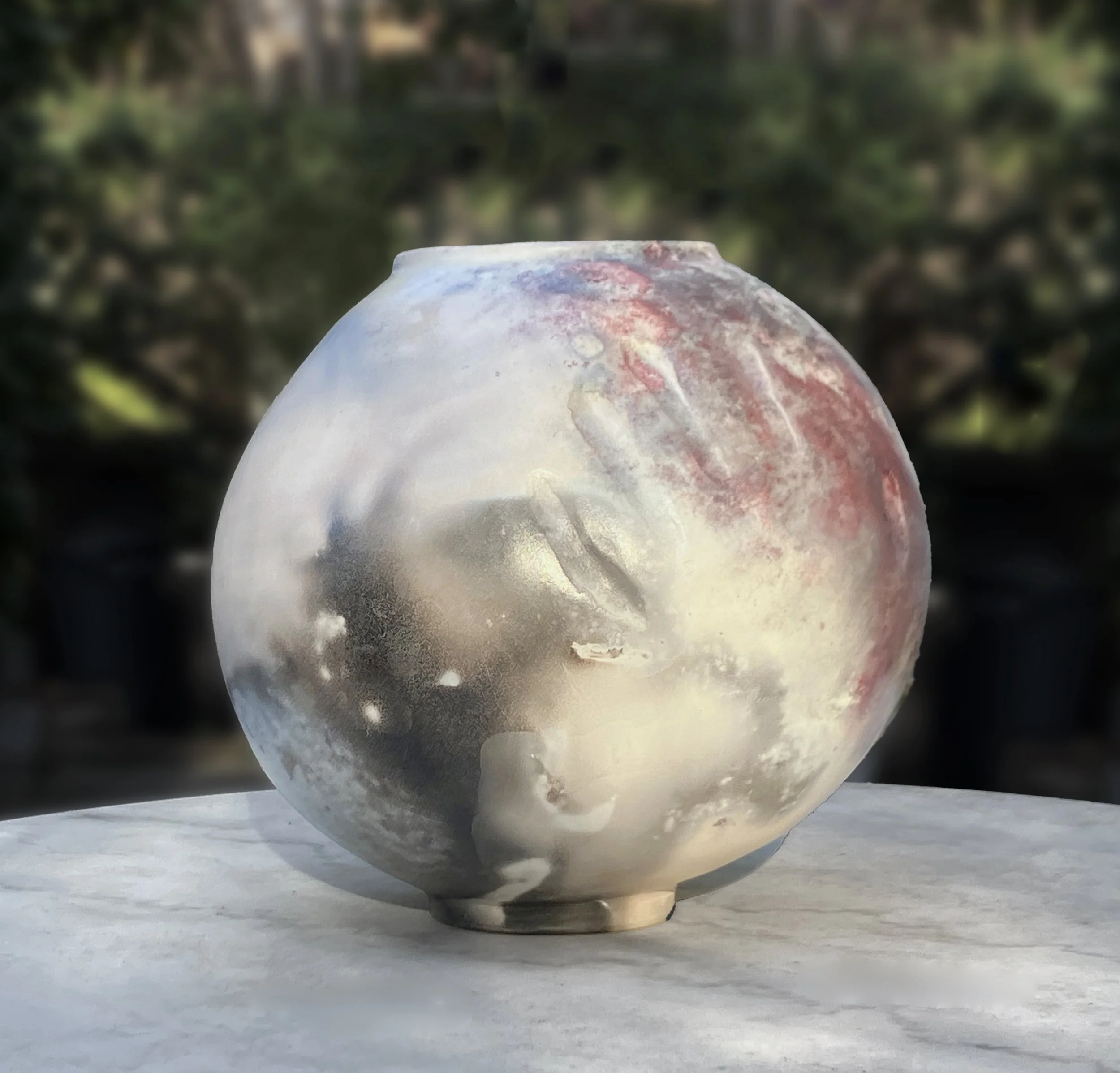 Moon Jar Hands Helen Green Ceramix