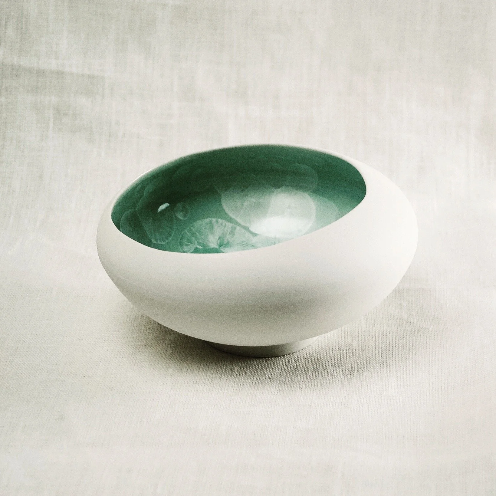 Ubu porcelaine émail cristalline Helen Green Ceramix