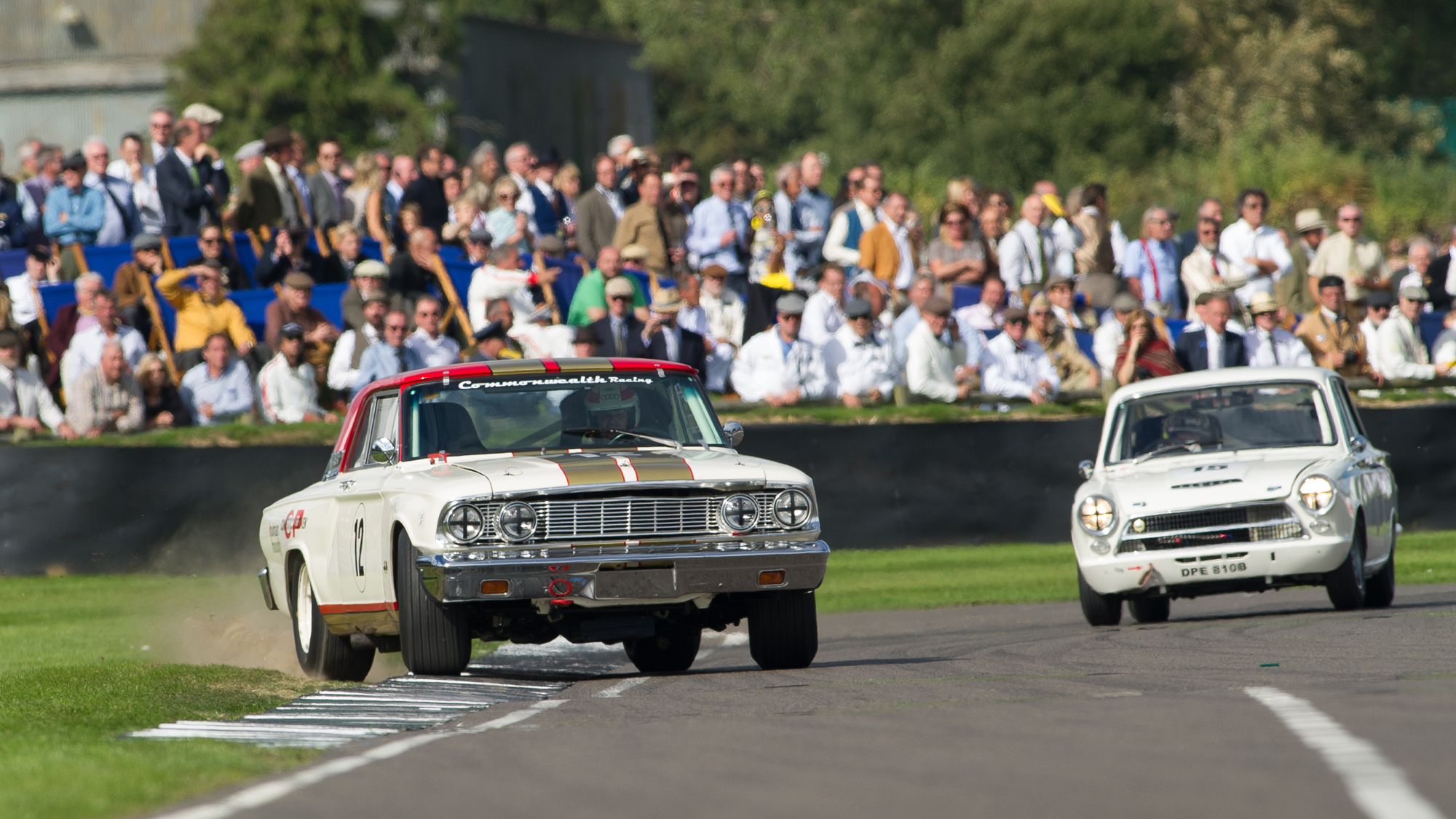 Getting the Fairlane sideways - © Scott Dennis Photography