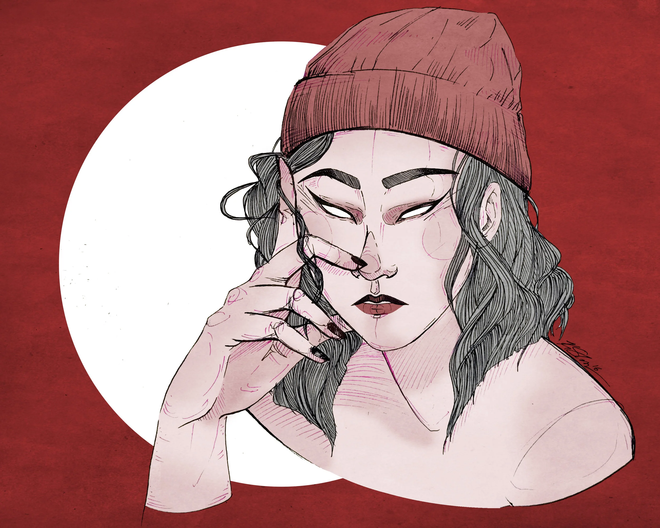 Kei. Digital Illustration. 8"x10". 2016.