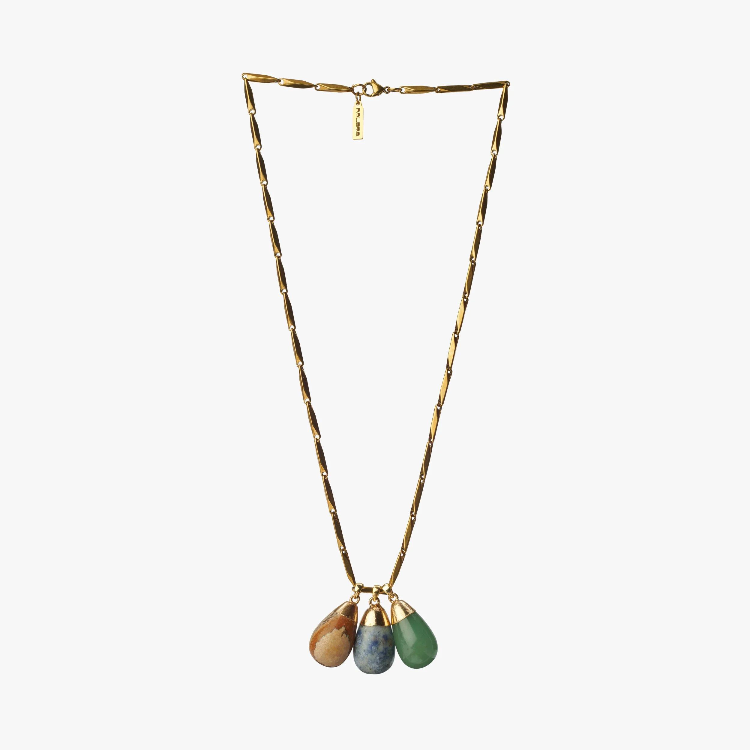 Salt Air — Triple Stone Necklace Full.jpg
