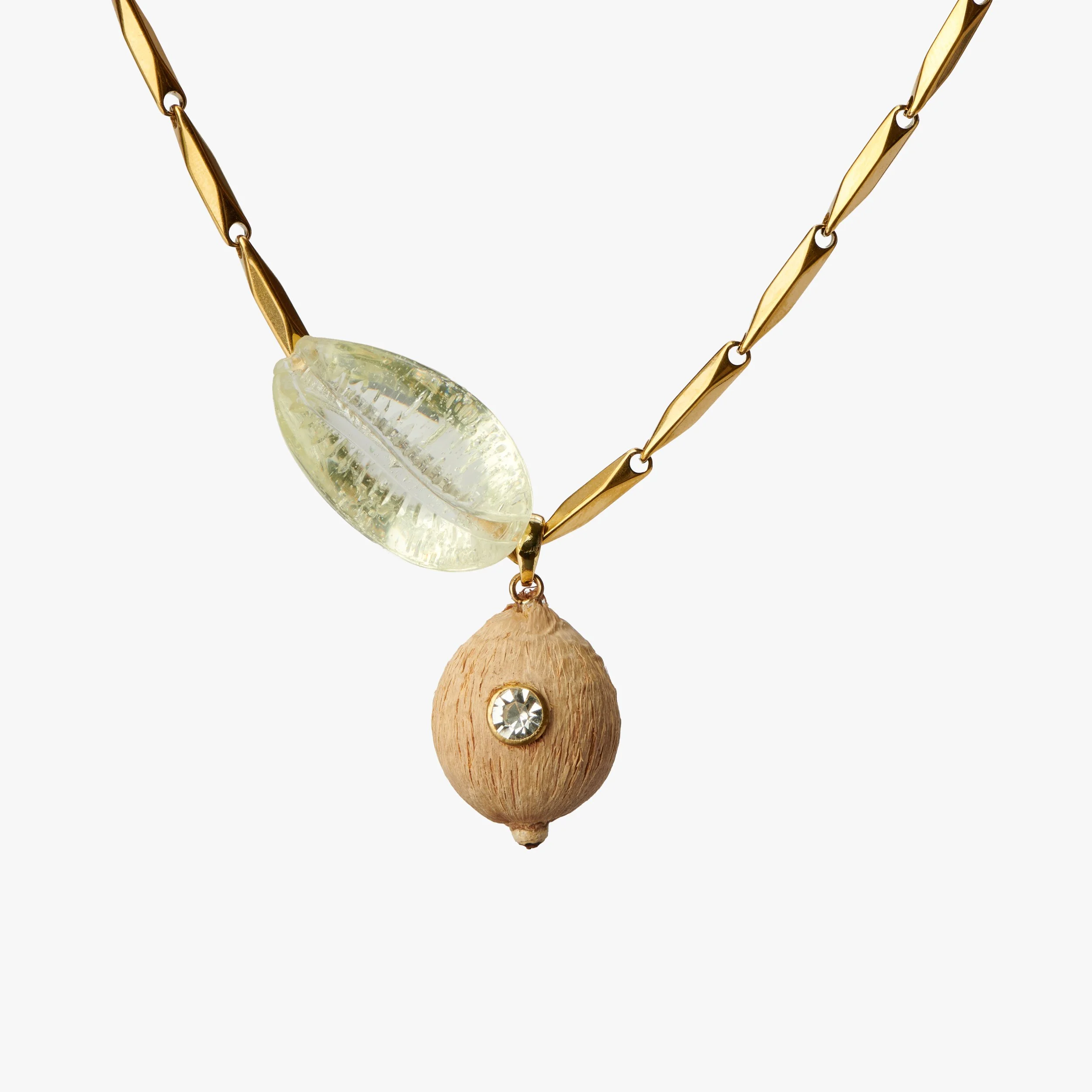 Vitamin Sea — Clear Conch Necklace