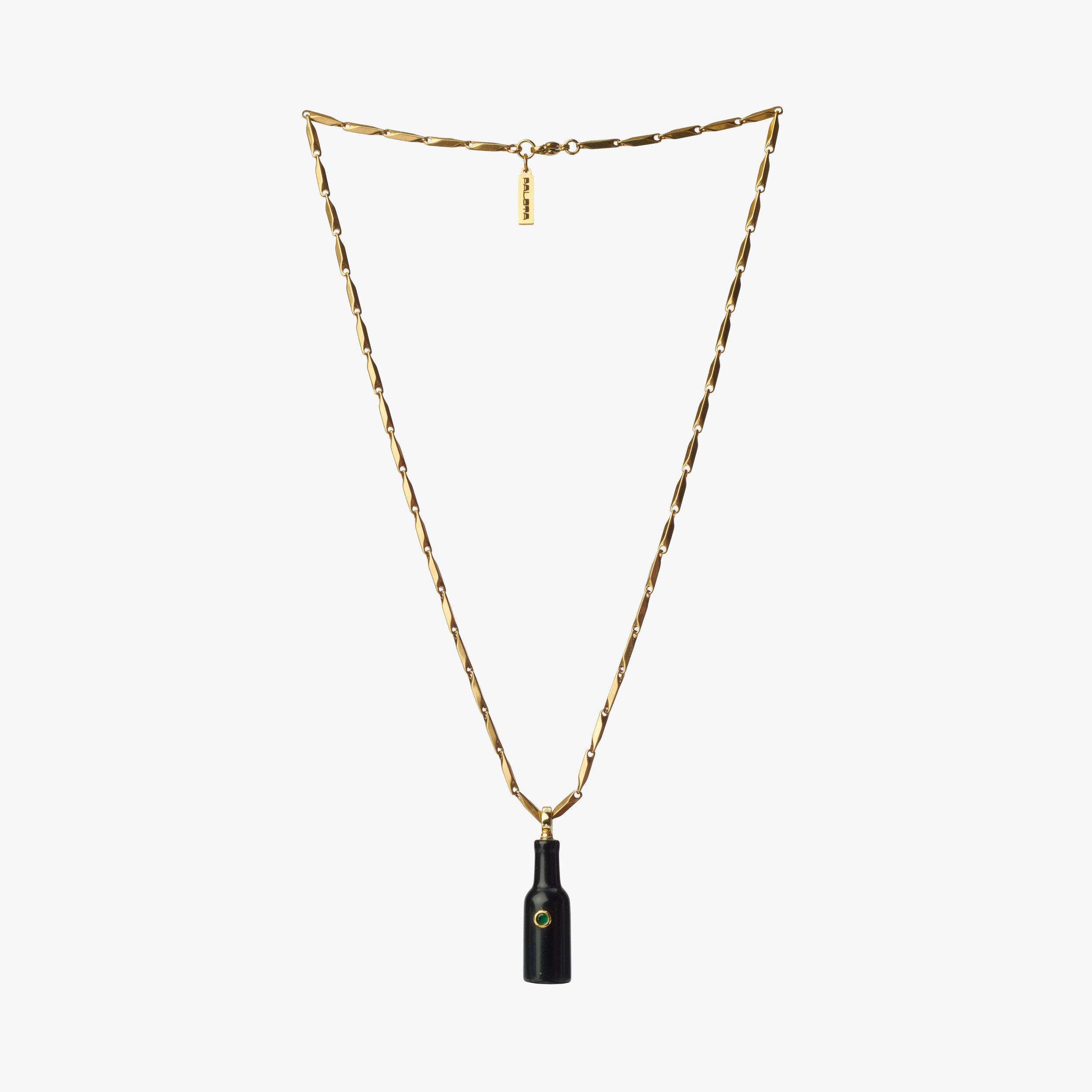 Last Call — Black Obsidian Cerveza Necklace Full.jpg