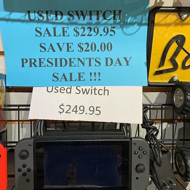 Used switch for sale $229.95 #banditvideogames #banditvideo