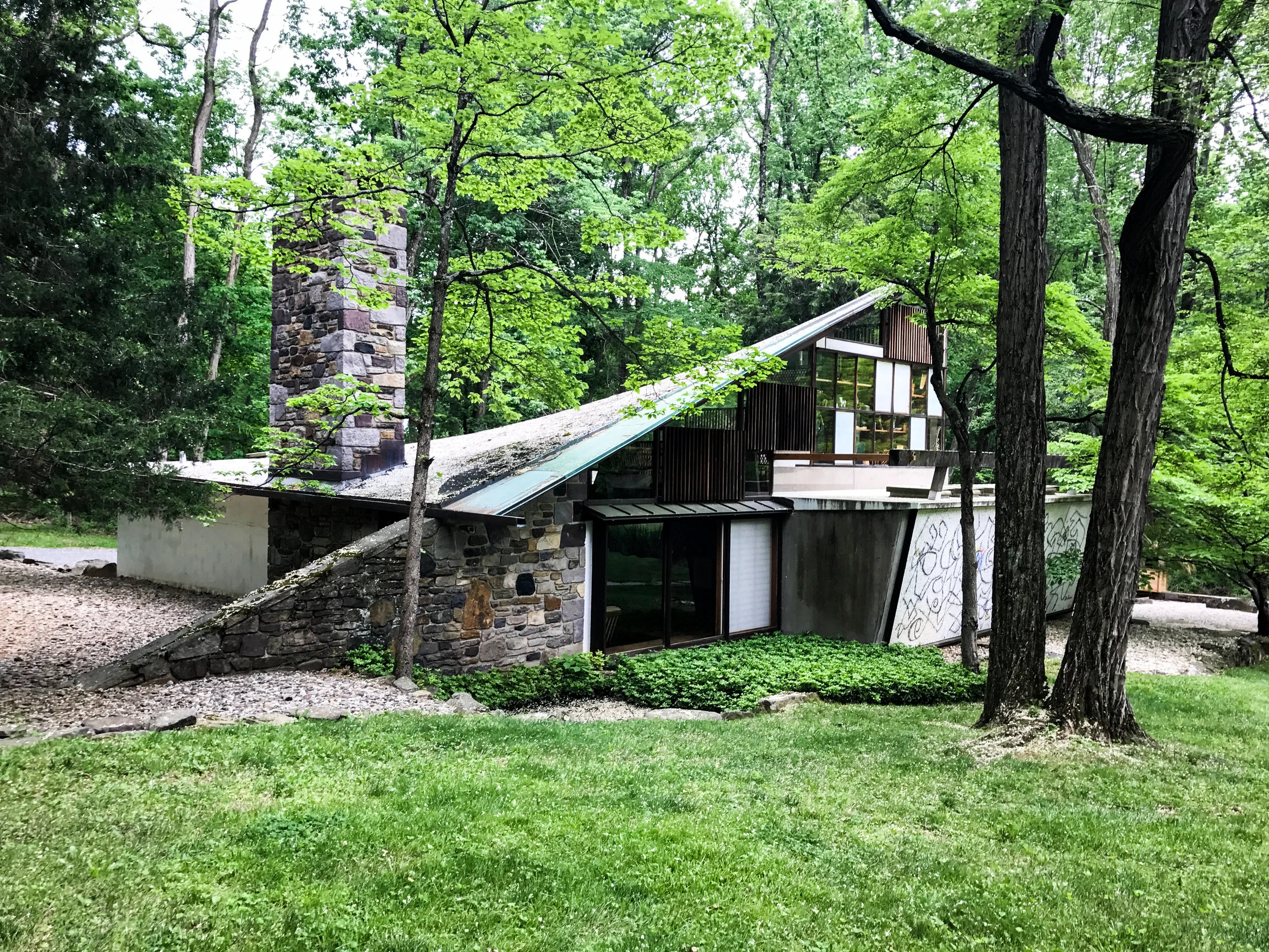 The Arts Building at the George Nakashima Studios in New Hope, PA