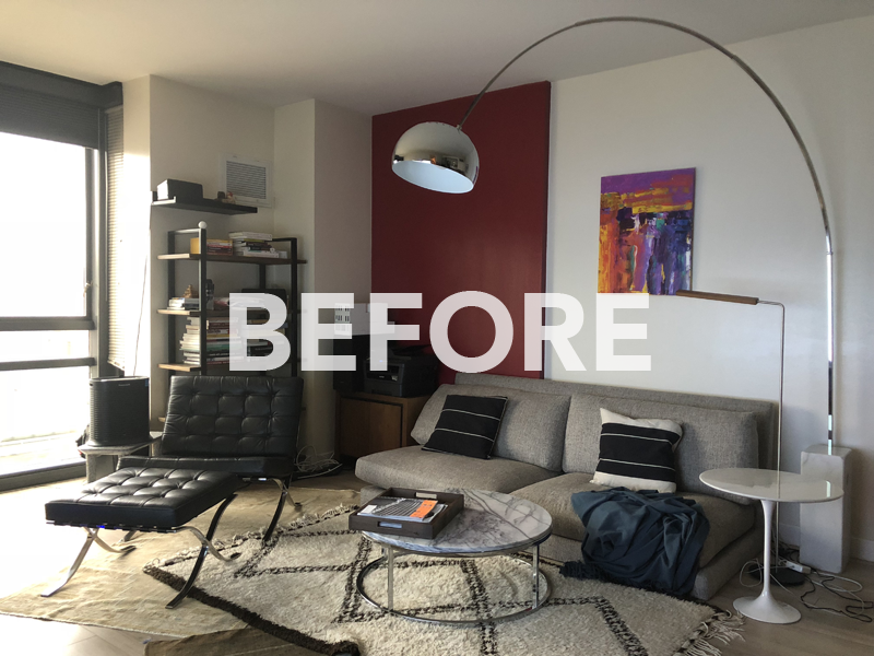 Not a full-on bachelor pad anymore, but still a mess.