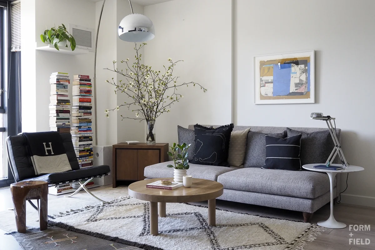 SOMA Modernist Condo Living Room
