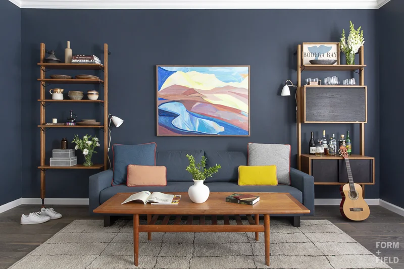 AFTER: The living area