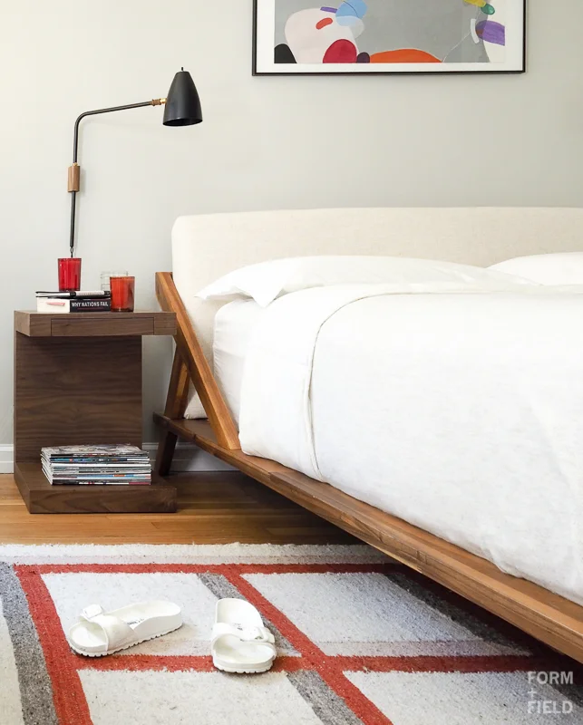 Brooklyn Mid-Century Co-op Master Bedroom Vignette
