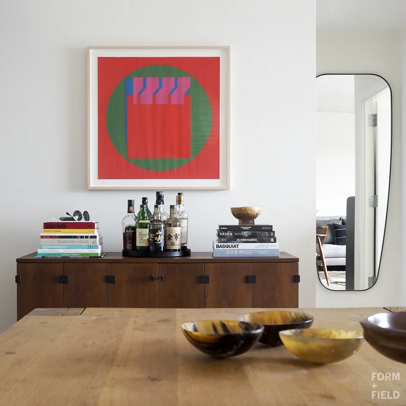 SOMA Modernist Condo Dining Room Vignette