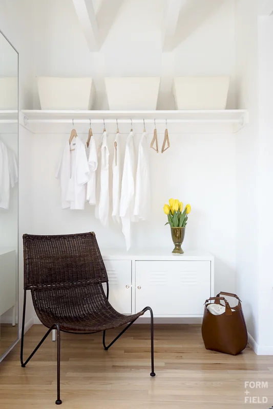 Santa Cruz Surf House Master Bedroom Closet