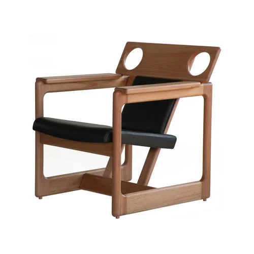 Cuiaba chair in freijó wood, 1985 ( source )