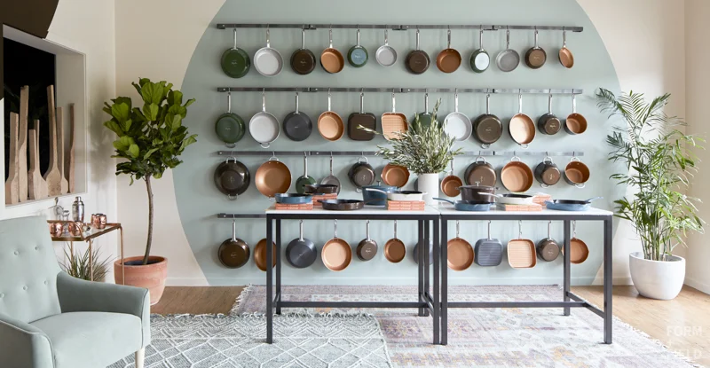 Ayesha Curry Homemade Pop-Up Shop Cookware Wall
