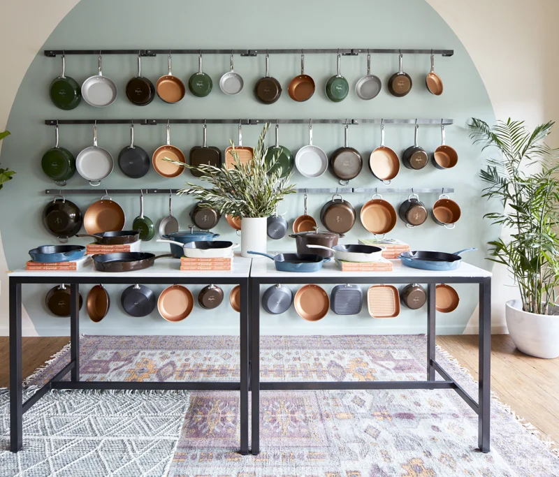 Ayesha Curry Homemade Pop-Up Shop Cookware Display