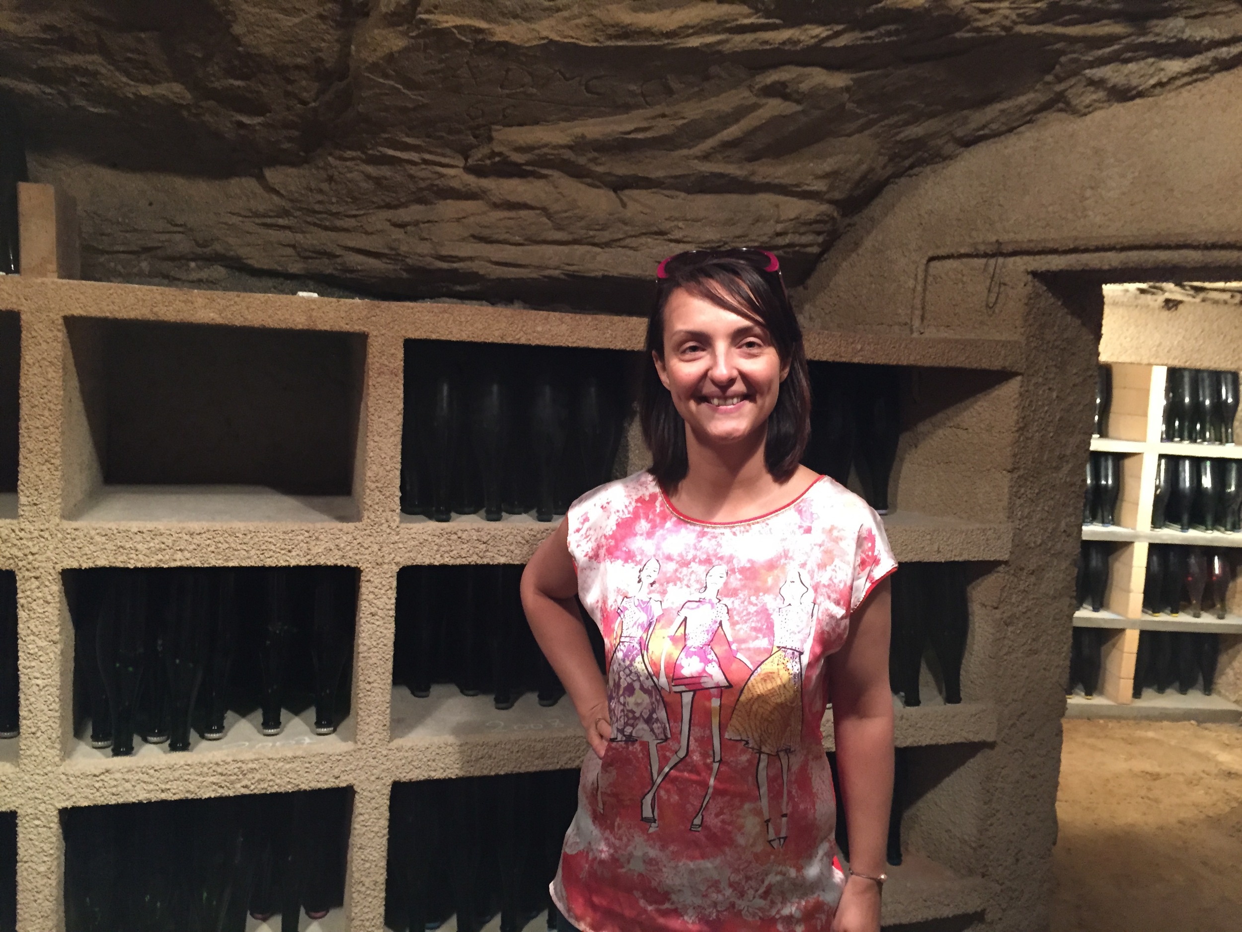 In the cellar with Sophie, and 30 bottles of every wine her father ever made...