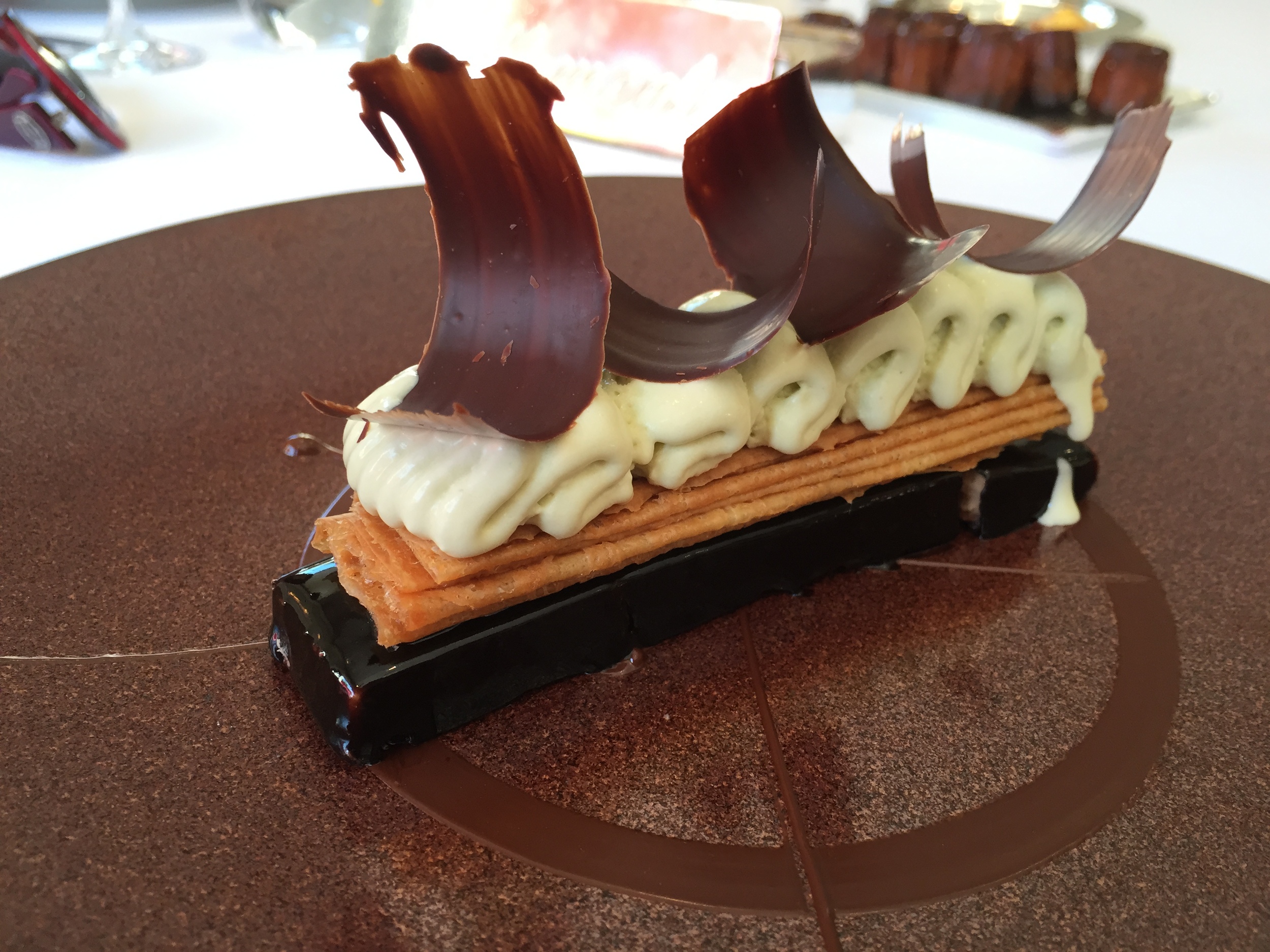 Followed by cheeses, of course, and then two rounds of dessert. This chocolate and pistachio creation was orgasmic...