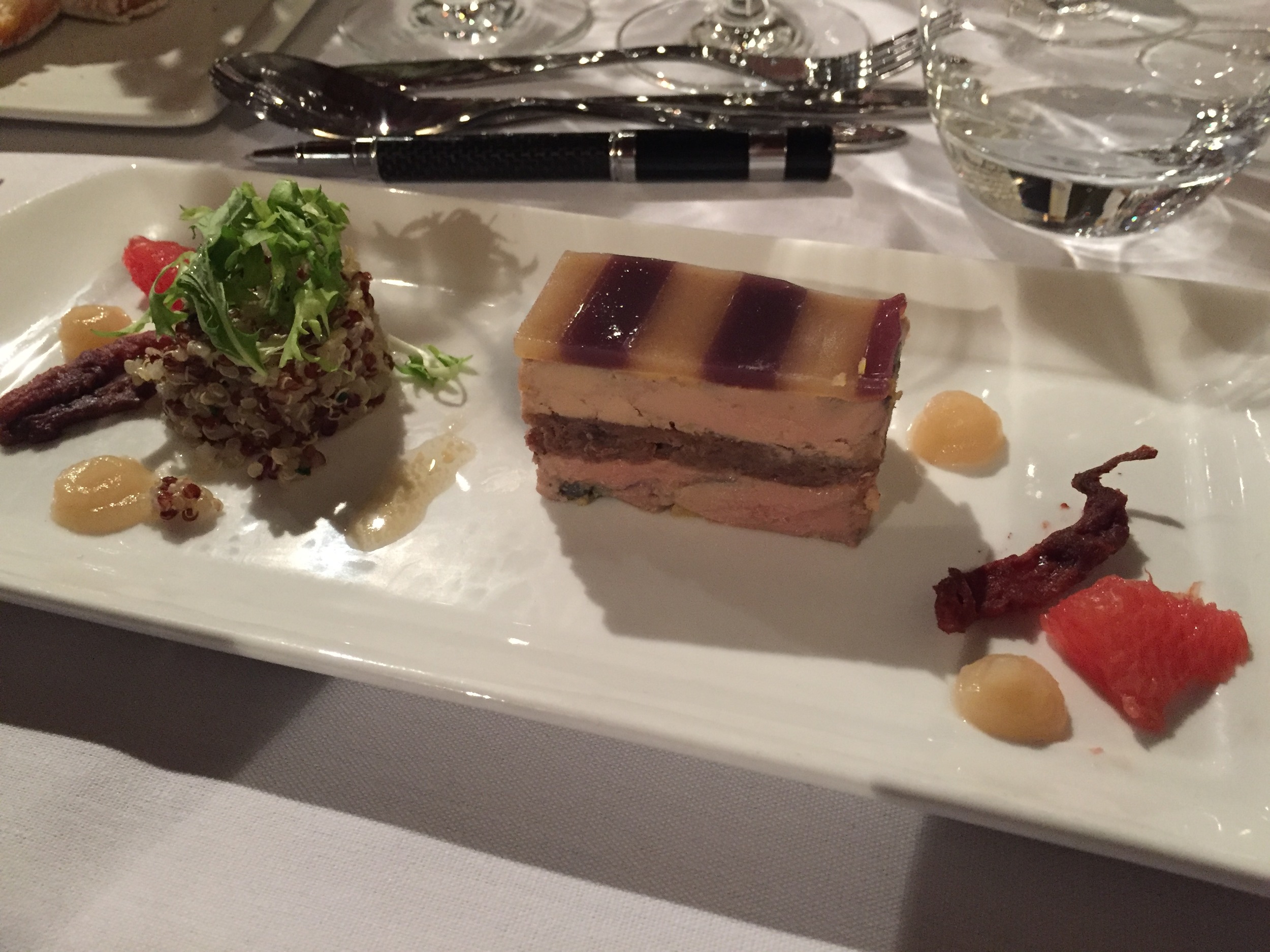 A little foie gras, for starters
