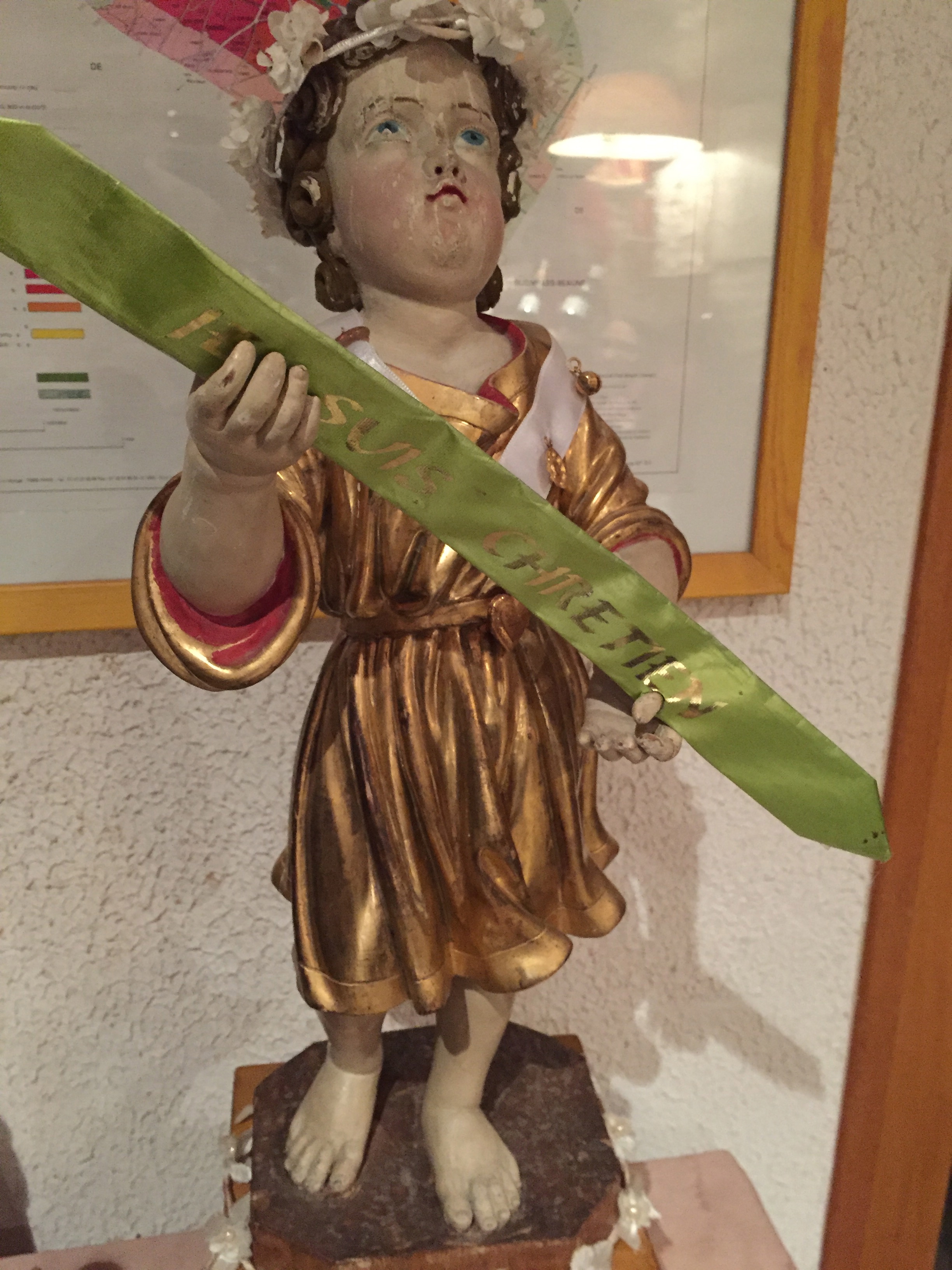St, Cyr, the patron saint of Volnay. May he keep the hail away!