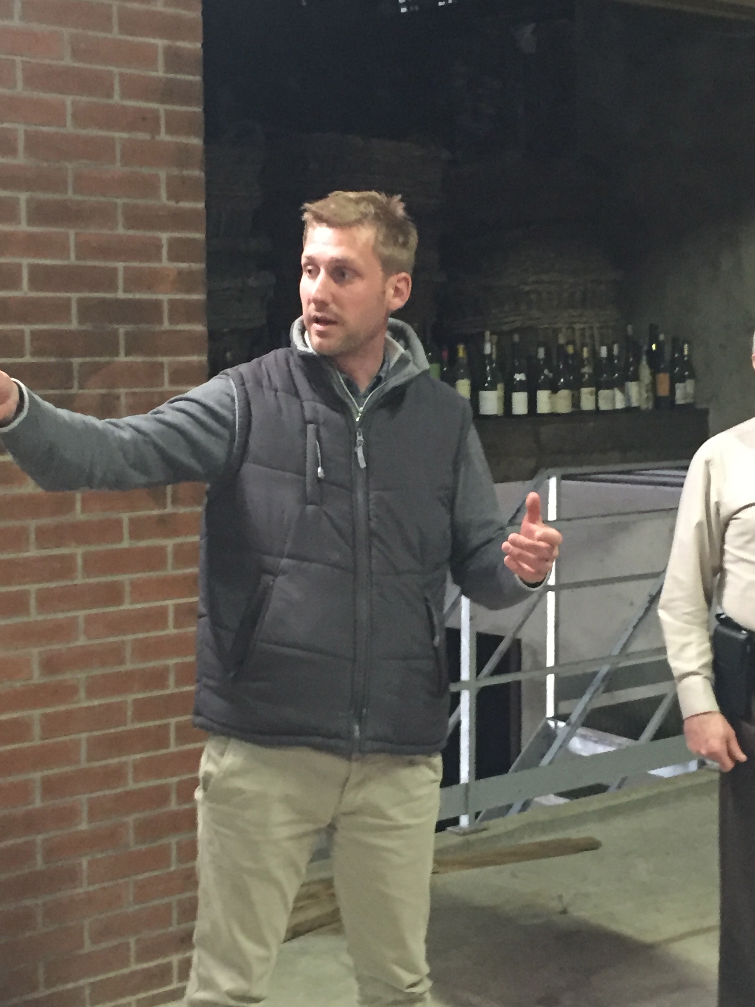 In the cellar with Aurélien Laherte