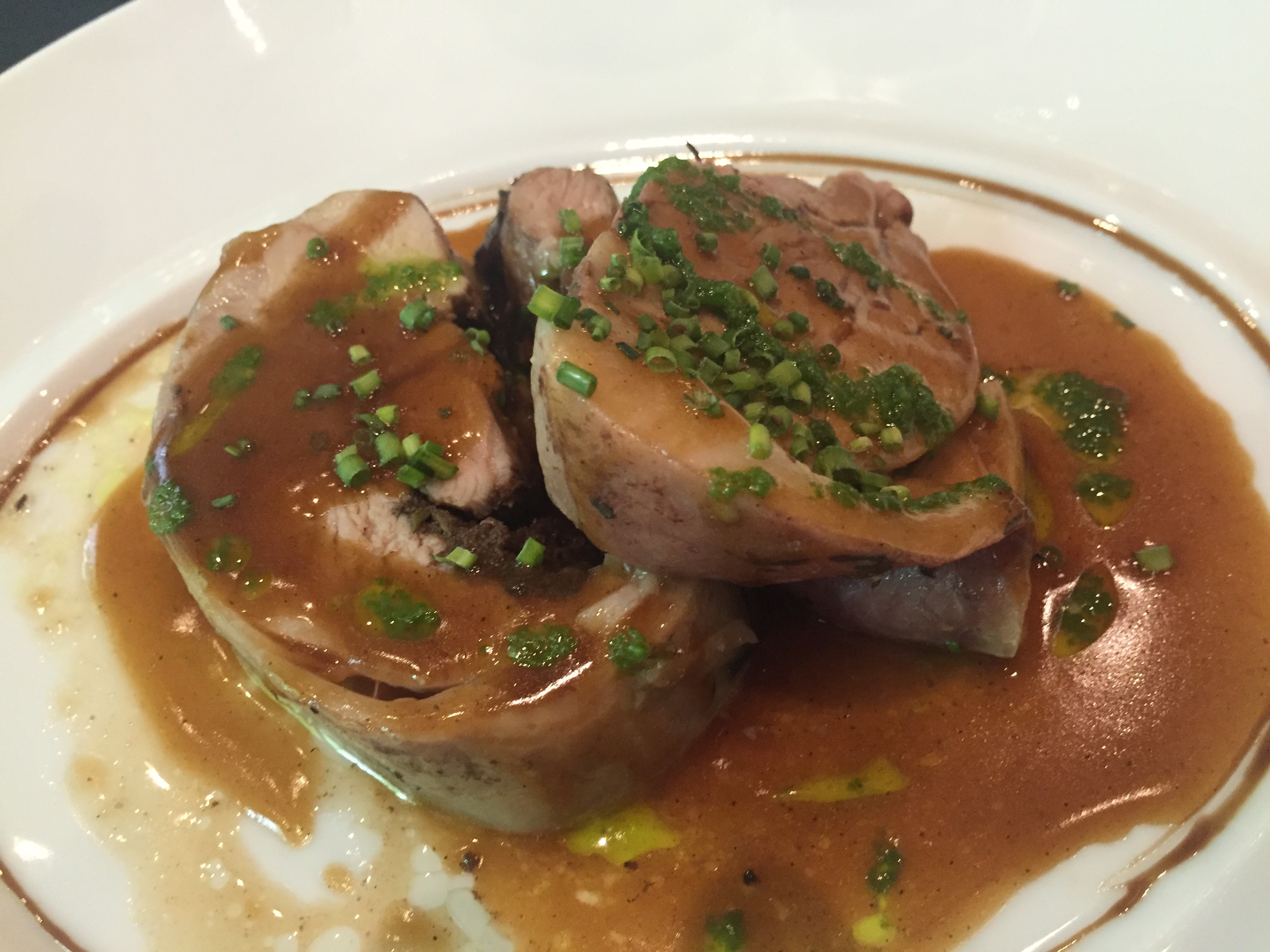 Fork-tender lamb at Le Jardin