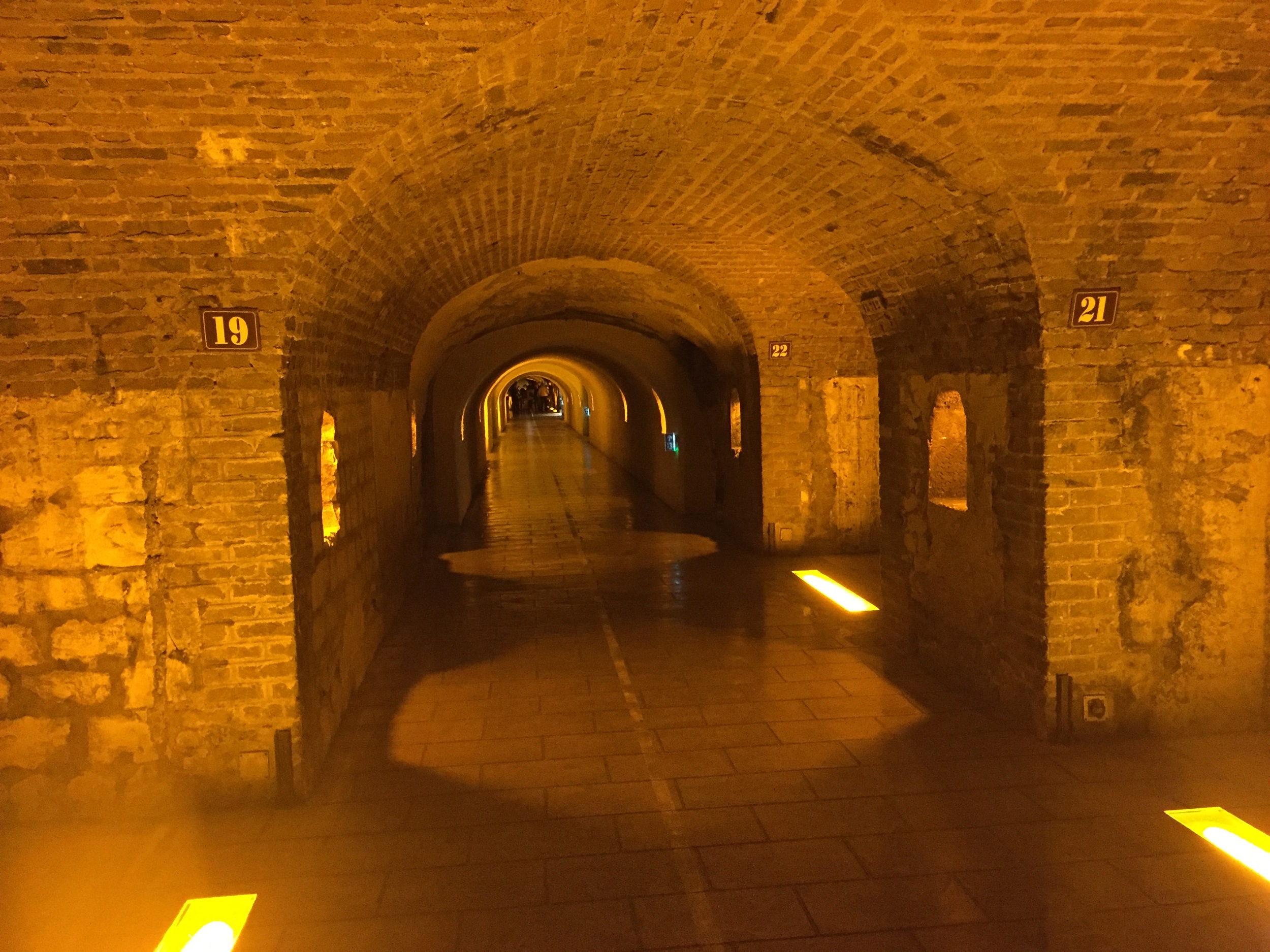 In the cellars at Moët, beneath the streets of Épernay