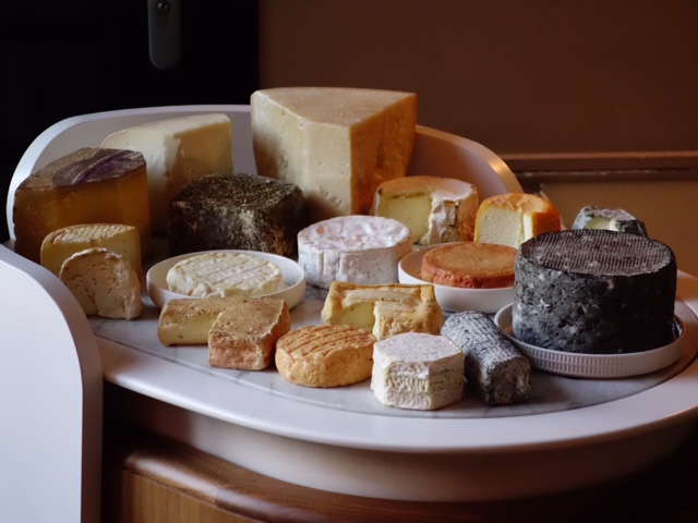 Oh Mon Dieu! The cheese cart at l'Assiette Champenoise...