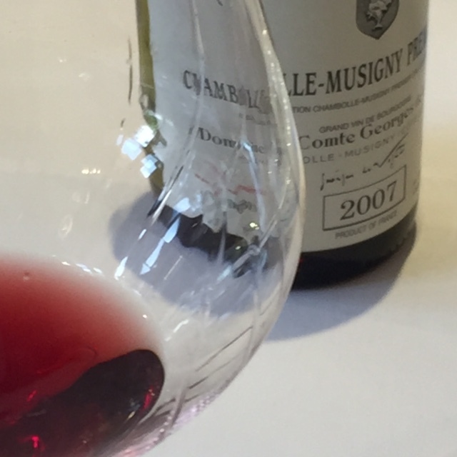 And a little '07 young-vine Musigny with lunch at Le Millésime in Chambolle